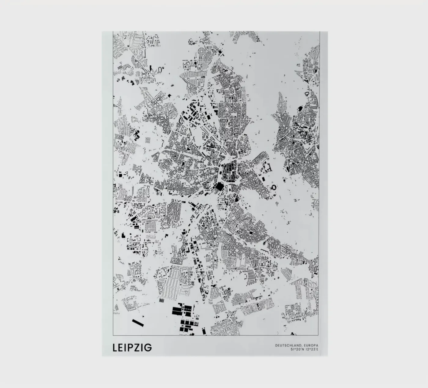 Leipzig notebook by The Cartography Collection