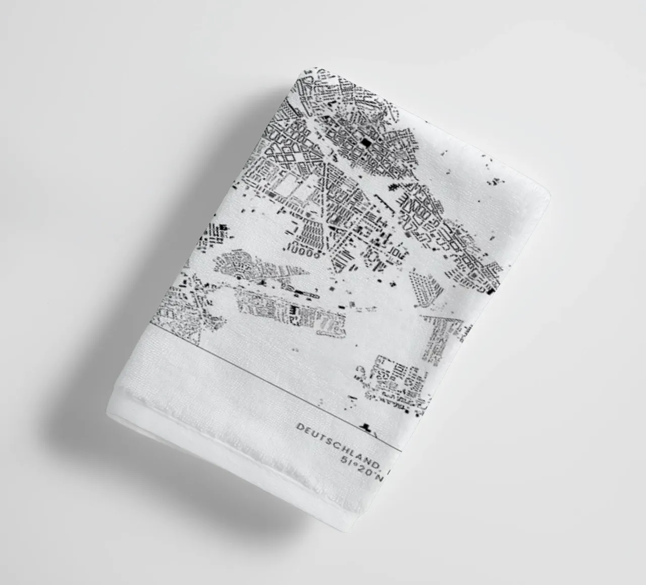 Leipzig badhanddoek van The Cartography Collection