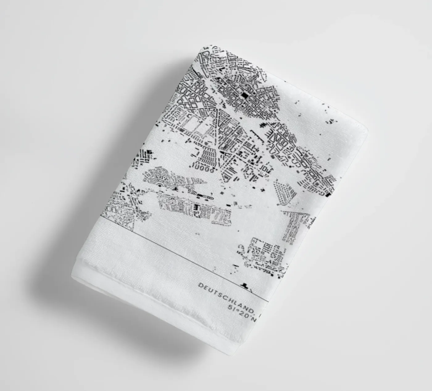Leipzig badhanddoek van The Cartography Collection