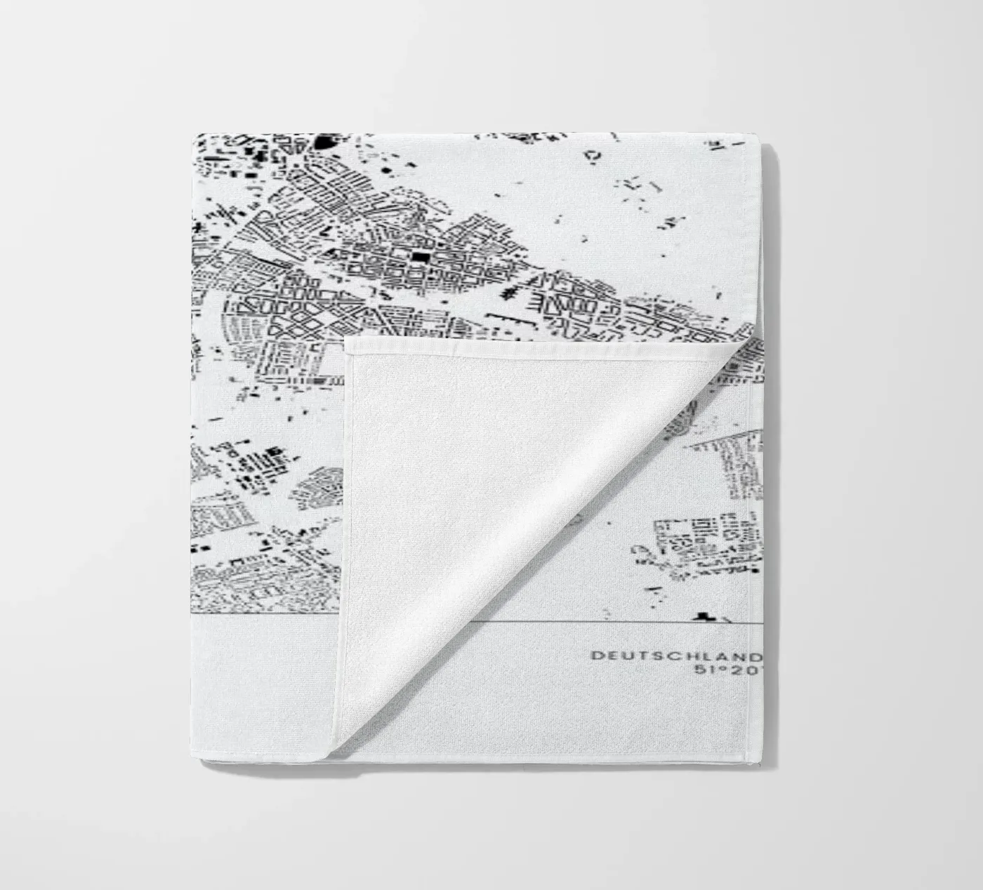 Leipzig serviette de plage de The Cartography Collection