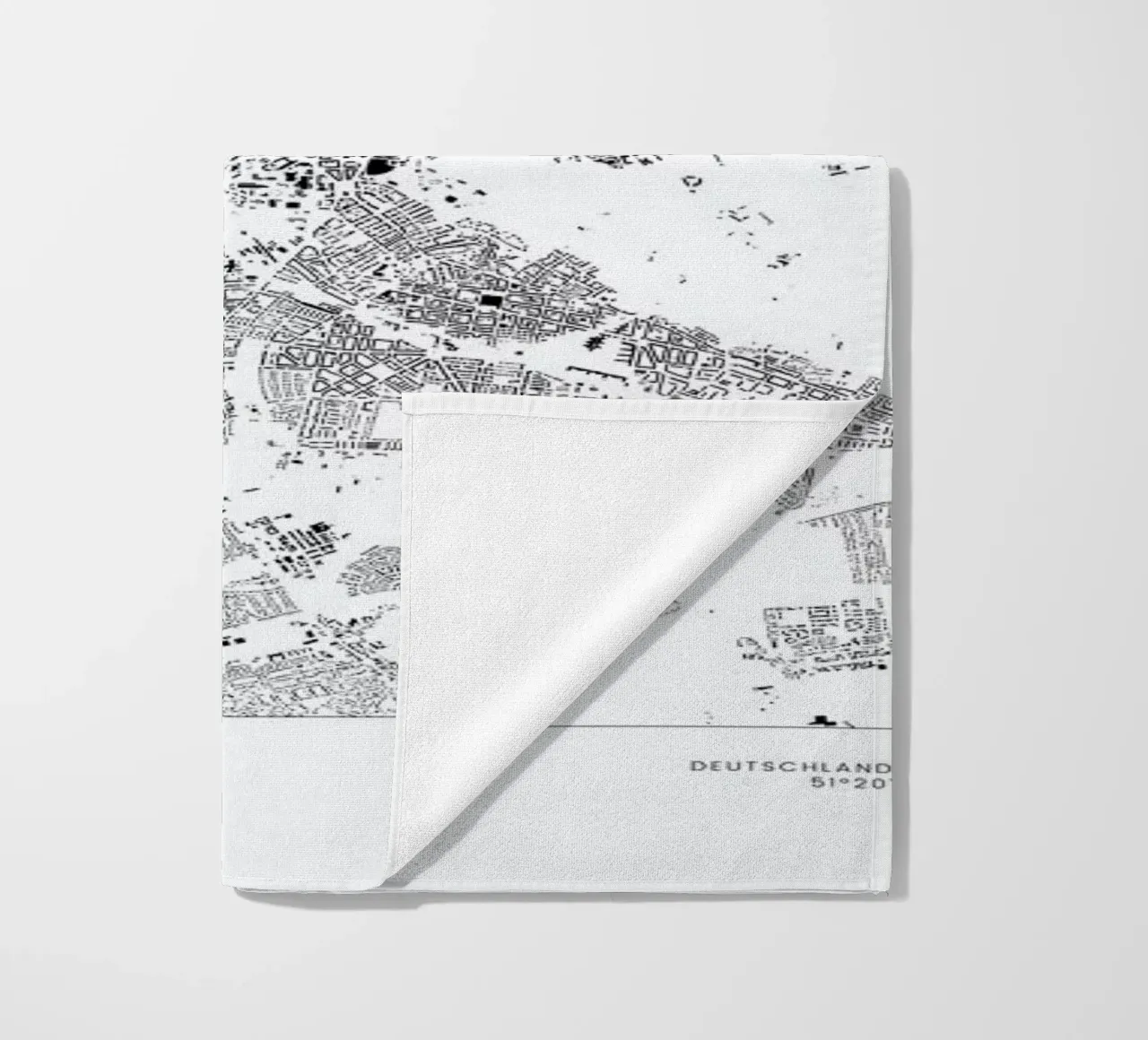 Leipzig serviette de plage de The Cartography Collection