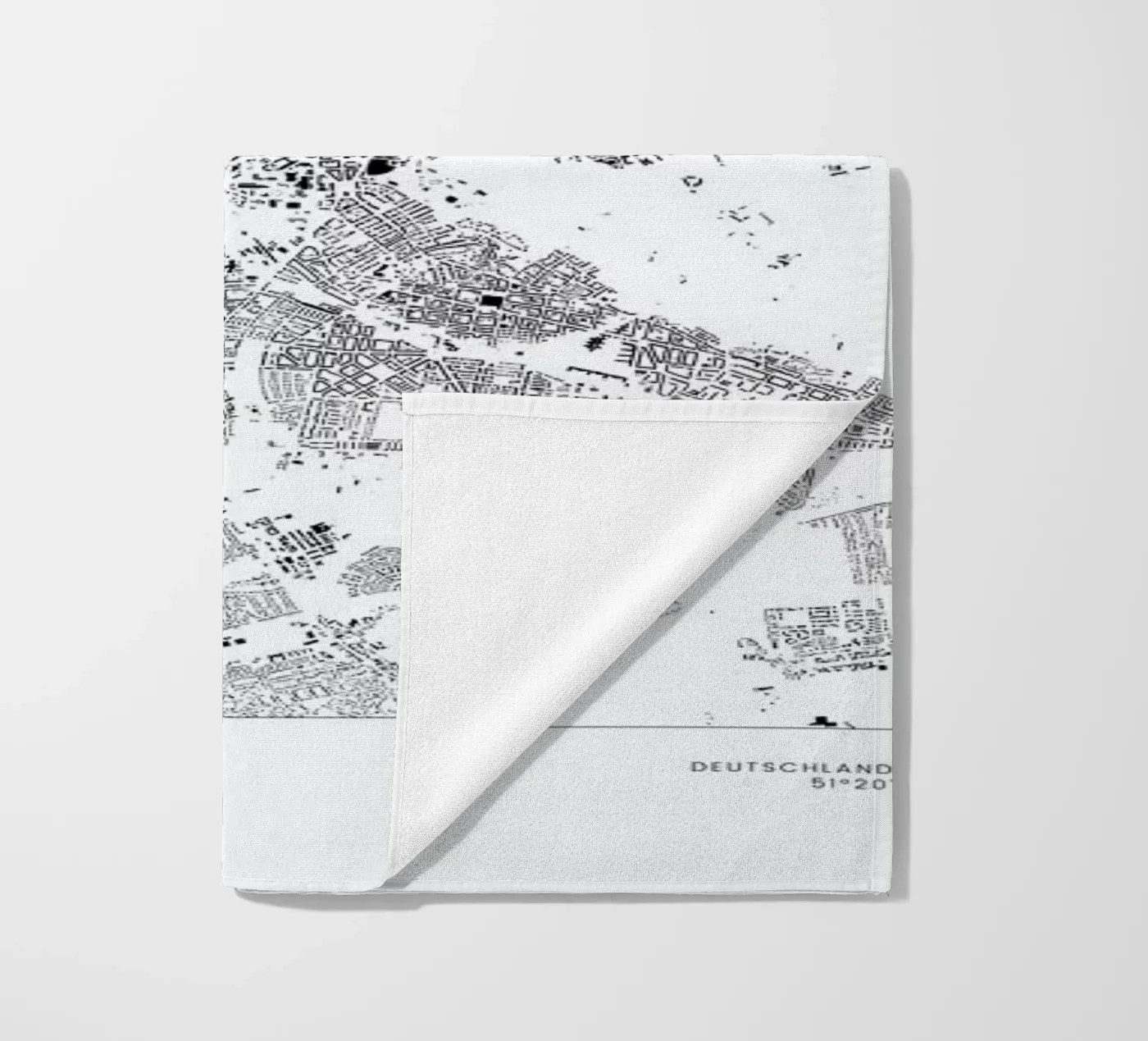 Leipzig serviette de plage de The Cartography Collection