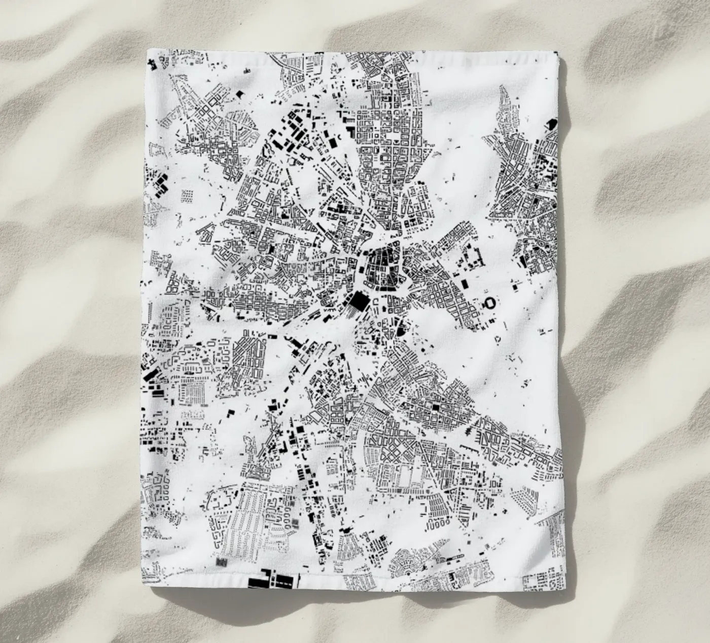 Leipzig serviette de plage de The Cartography Collection