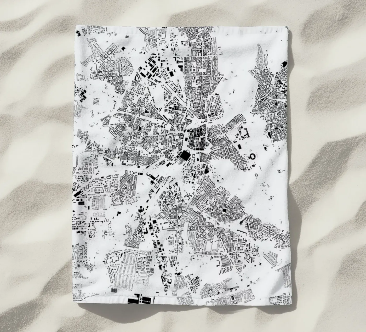 Leipzig serviette de plage de The Cartography Collection