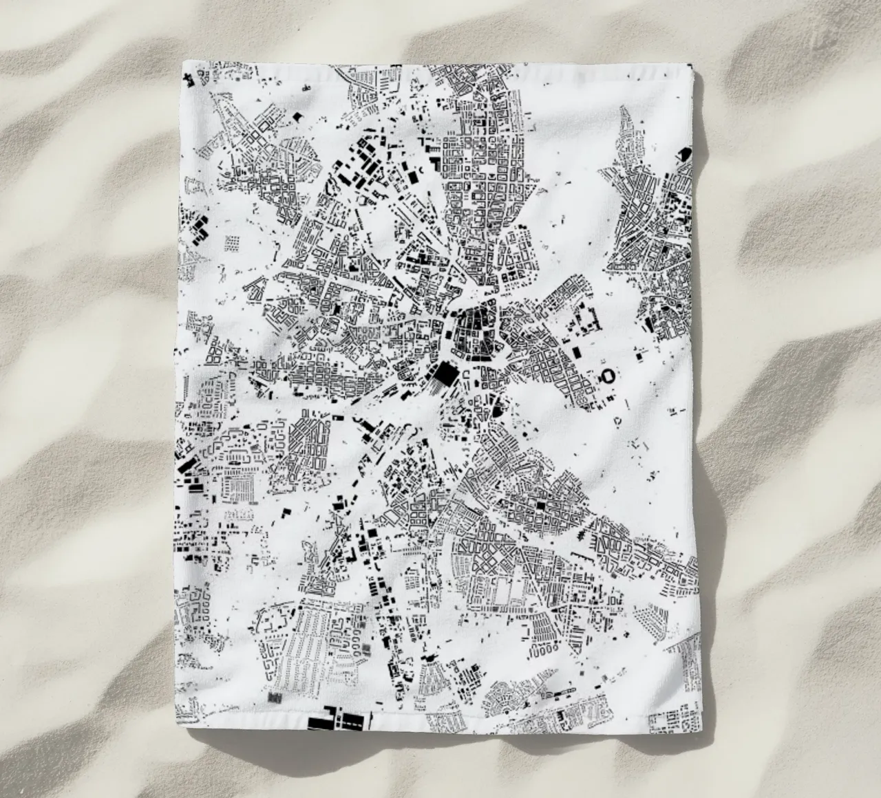 Leipzig serviette de plage de The Cartography Collection