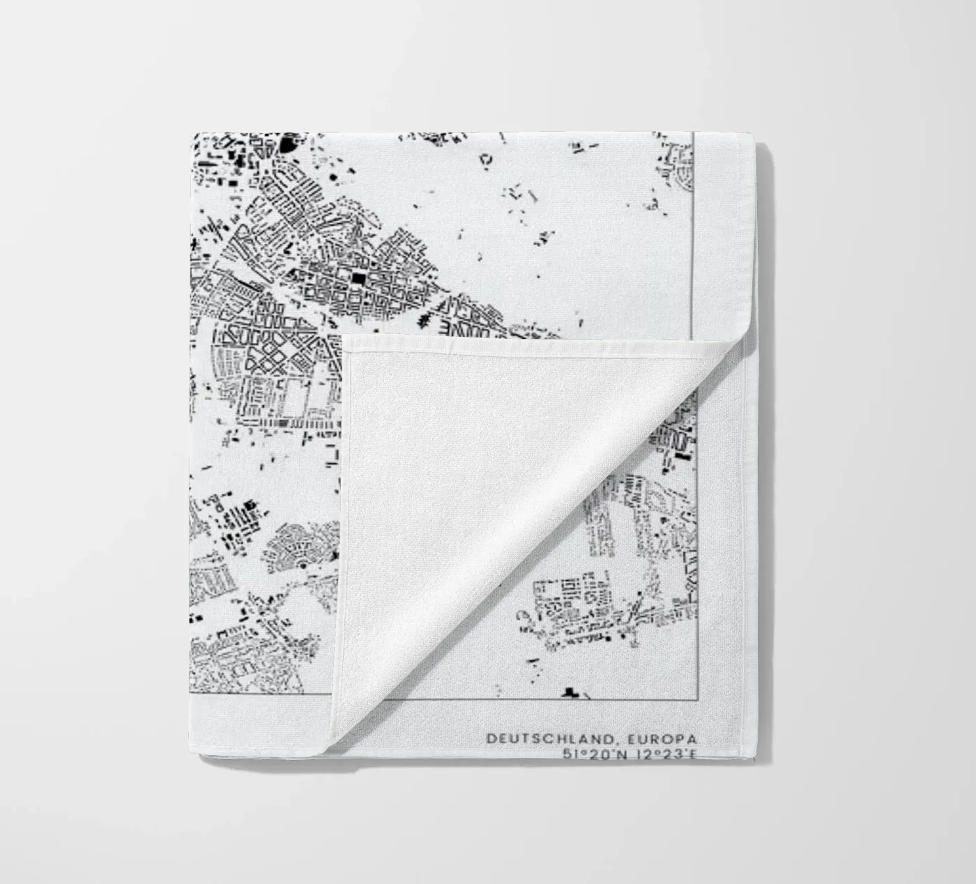 Leipzig serviette de plage de The Cartography Collection