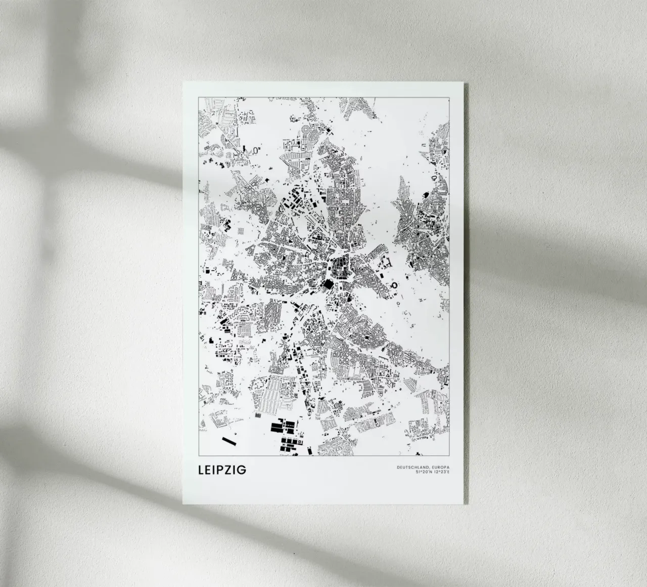 Leipzig plexiglass da The Cartography Collection