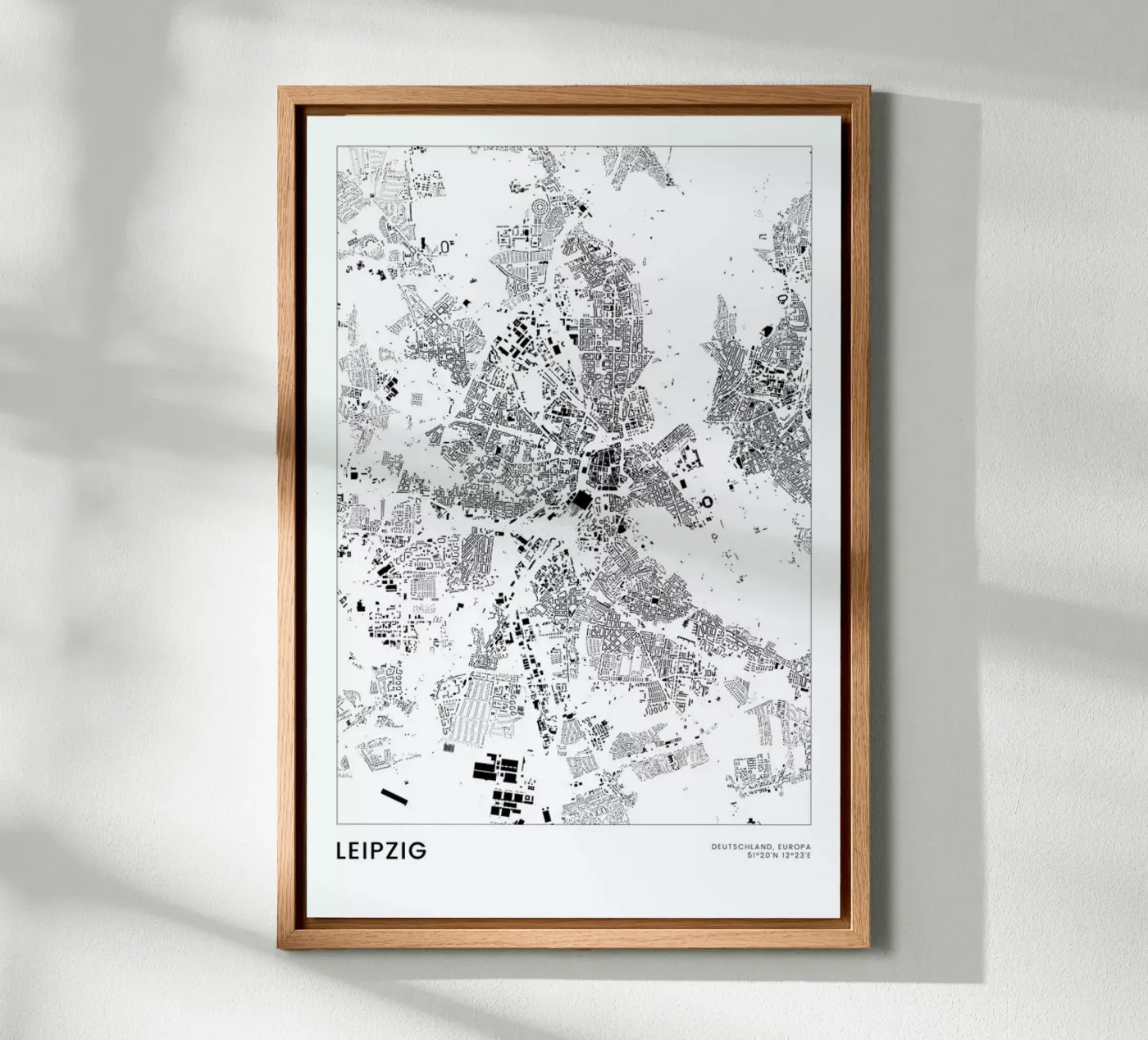 Leipzig forex plate by The Cartography Collection
