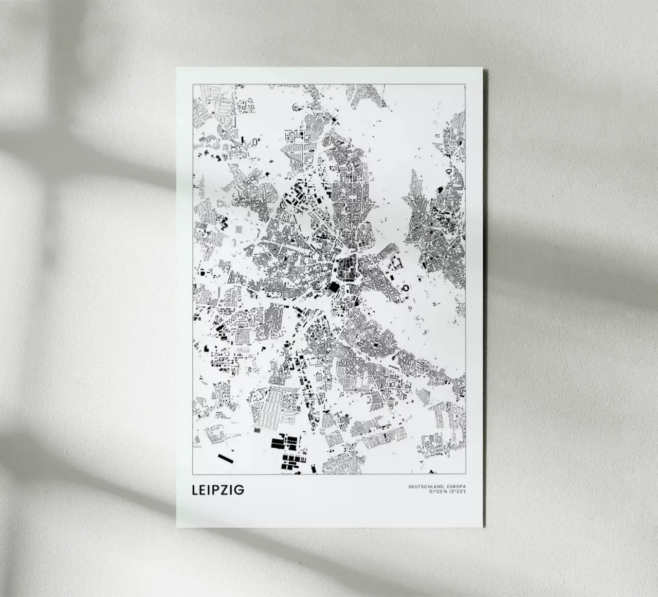 Leipzig pannello forex da The Cartography Collection