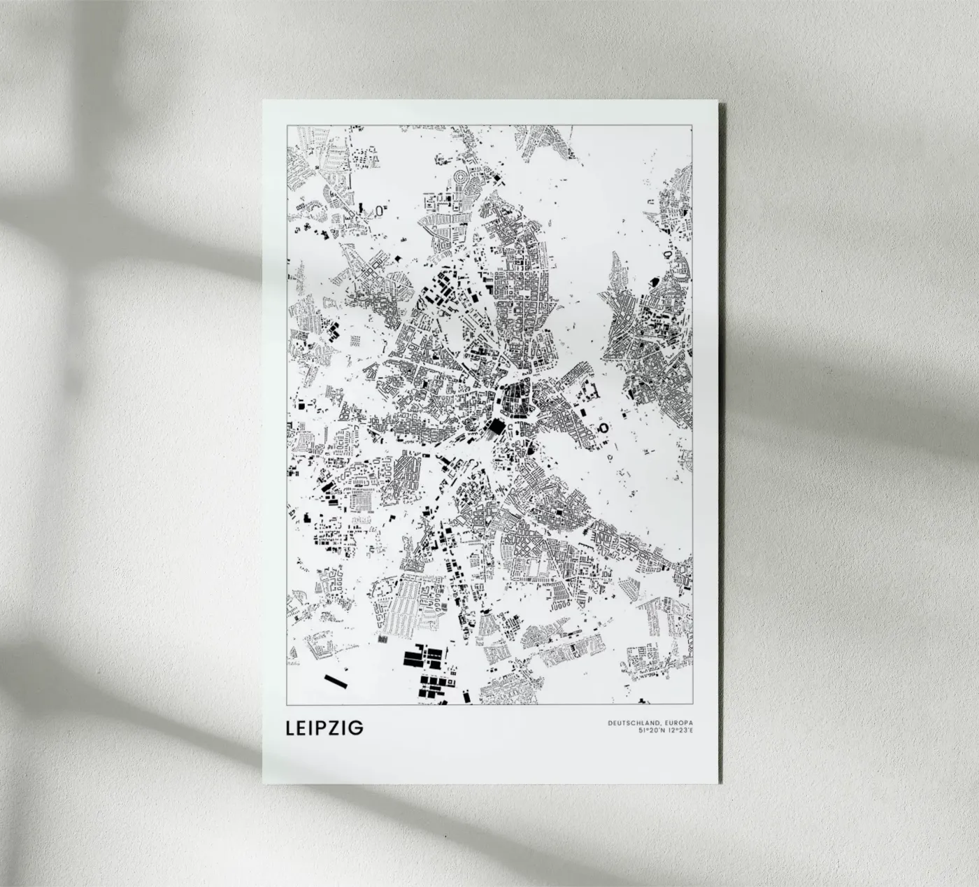 Leipzig forex plate by The Cartography Collection
