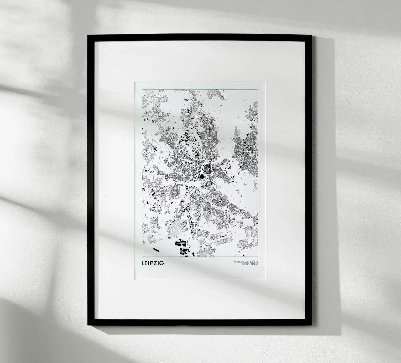 Leipzig Poster von The Cartography Collection