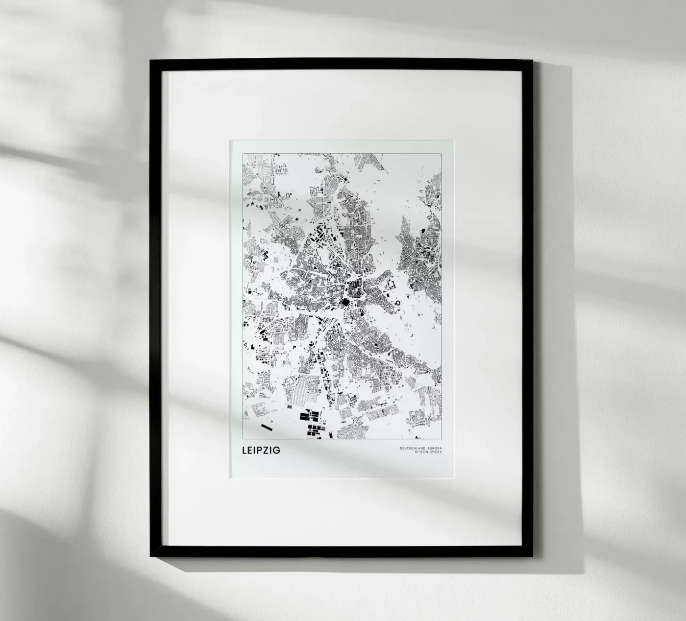 Leipzig Poster von The Cartography Collection