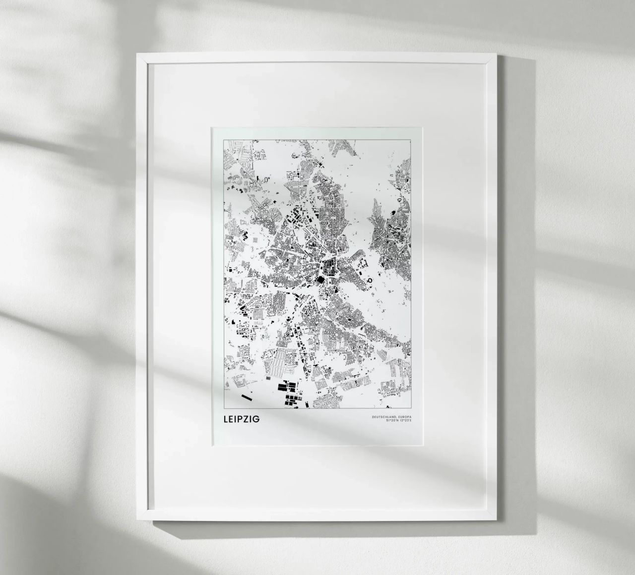 Leipzig Poster von The Cartography Collection