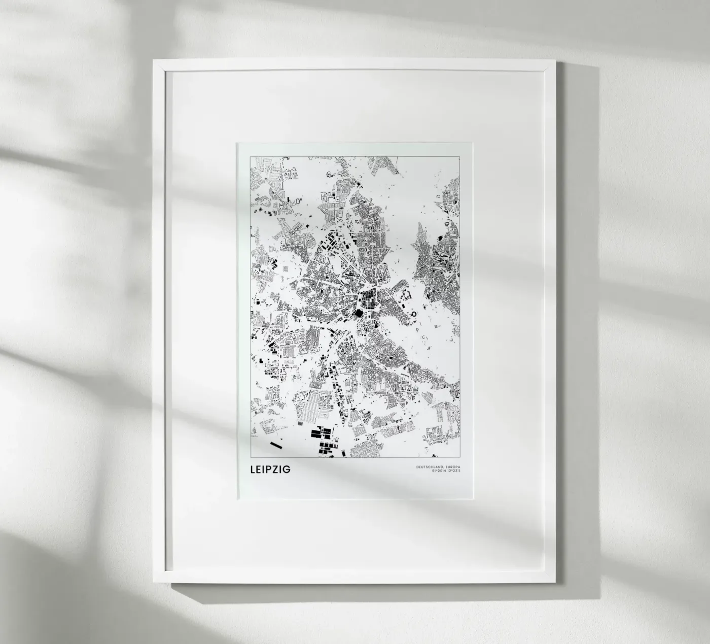 Leipzig poster by The Cartography Collection