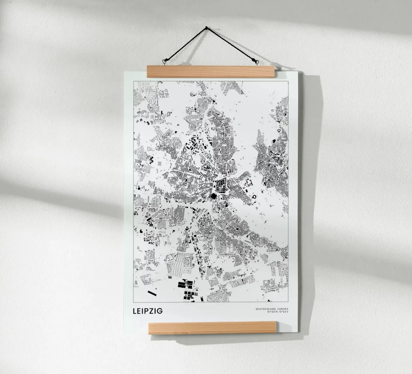 Leipzig poster by The Cartography Collection