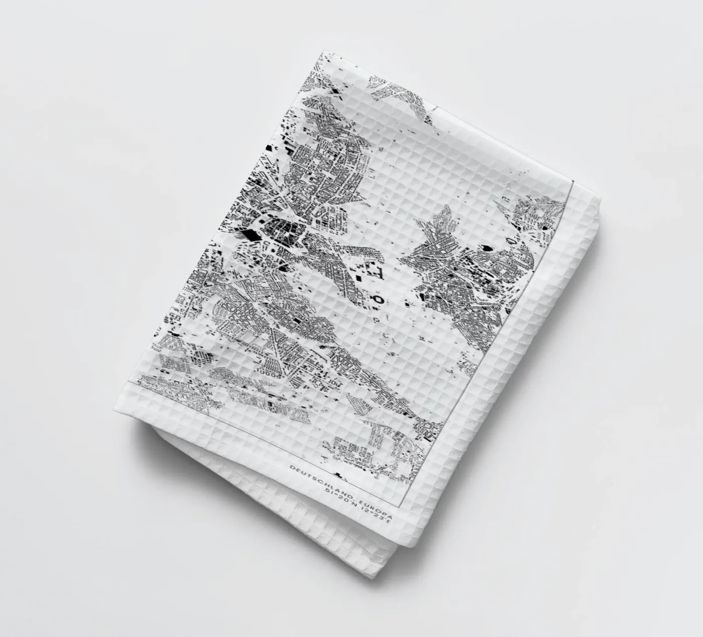 Leipzig torchon de The Cartography Collection