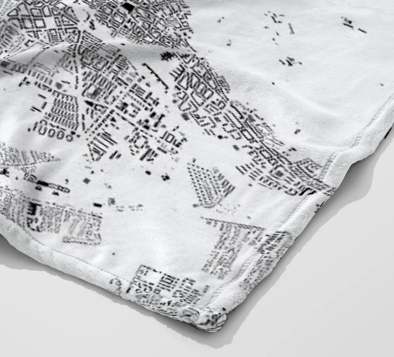 Leipzig fleecedeken van The Cartography Collection