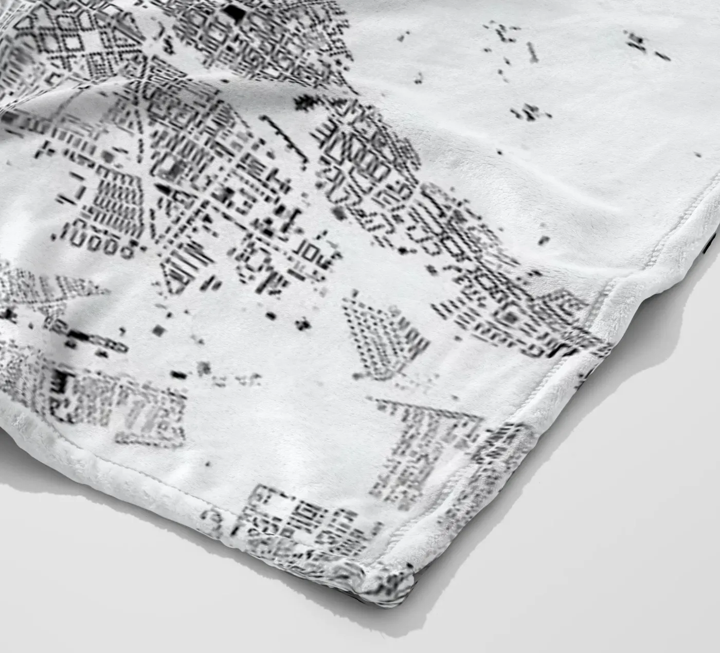 Leipzig coperta in pile da The Cartography Collection