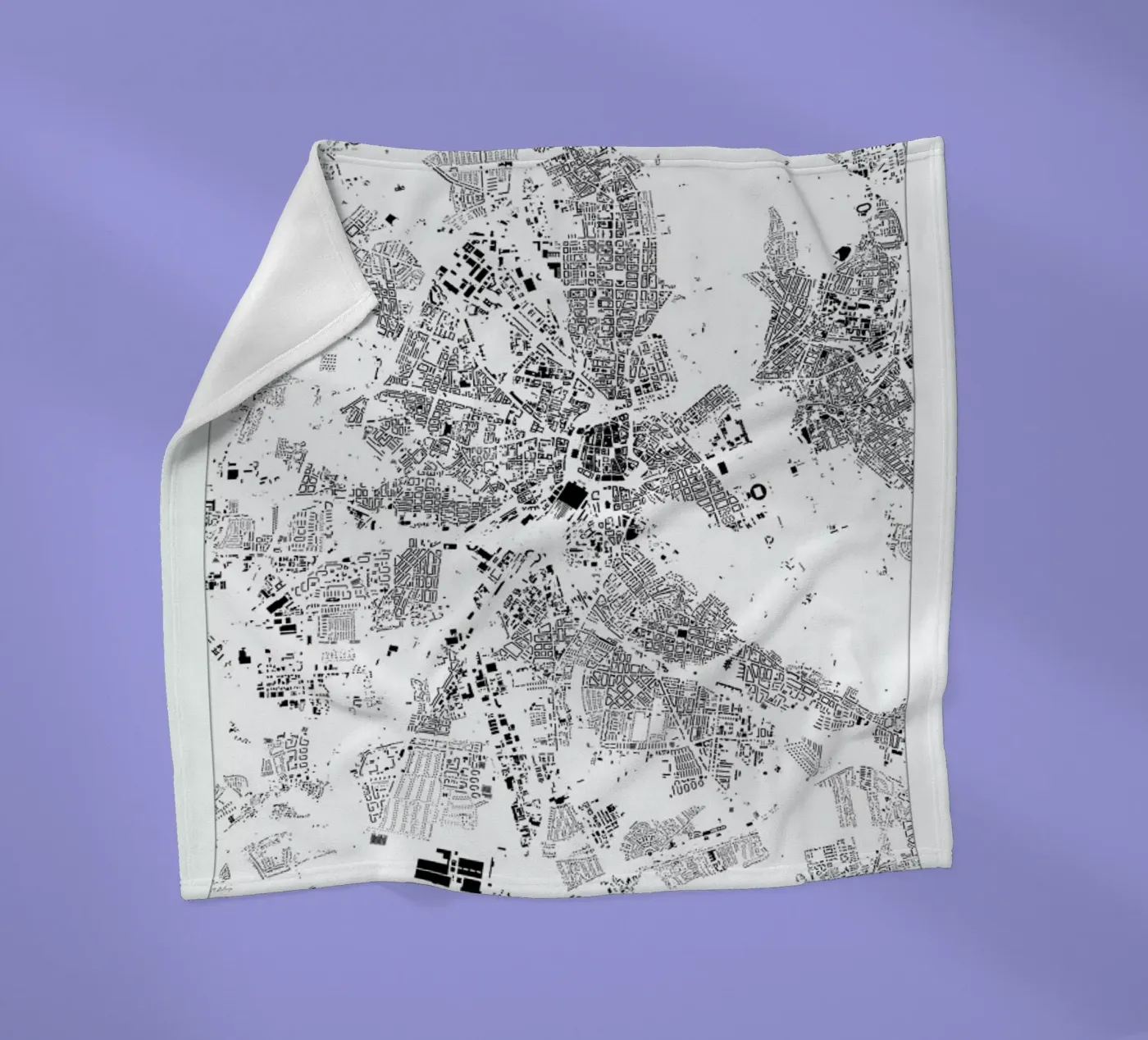 Leipzig fleece blanket by The Cartography Collection