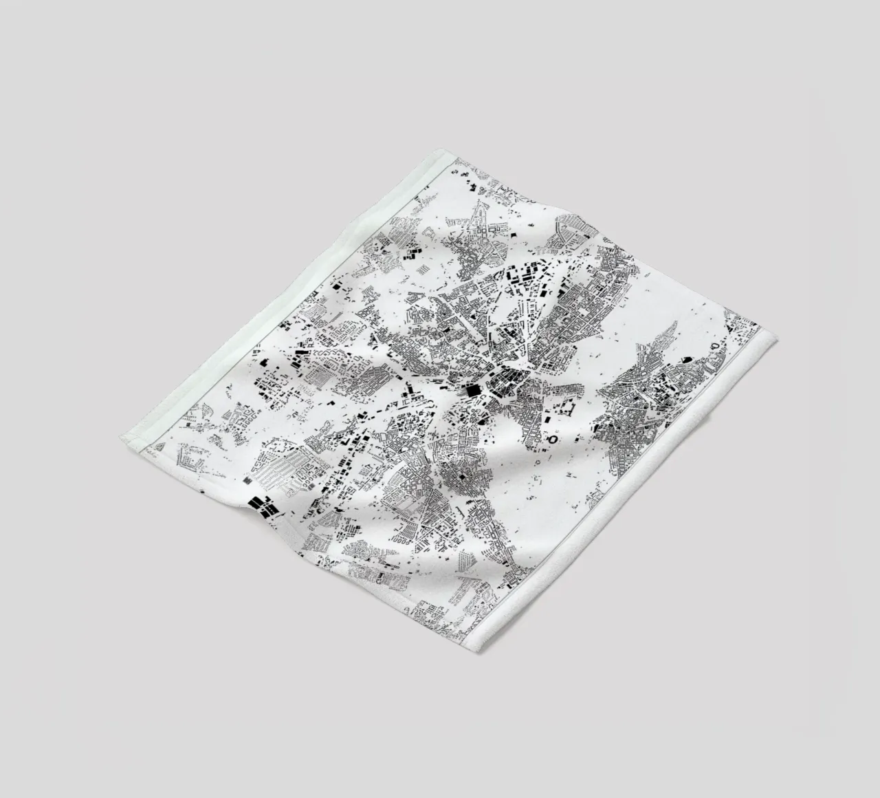 Leipzig fleecedeken van The Cartography Collection