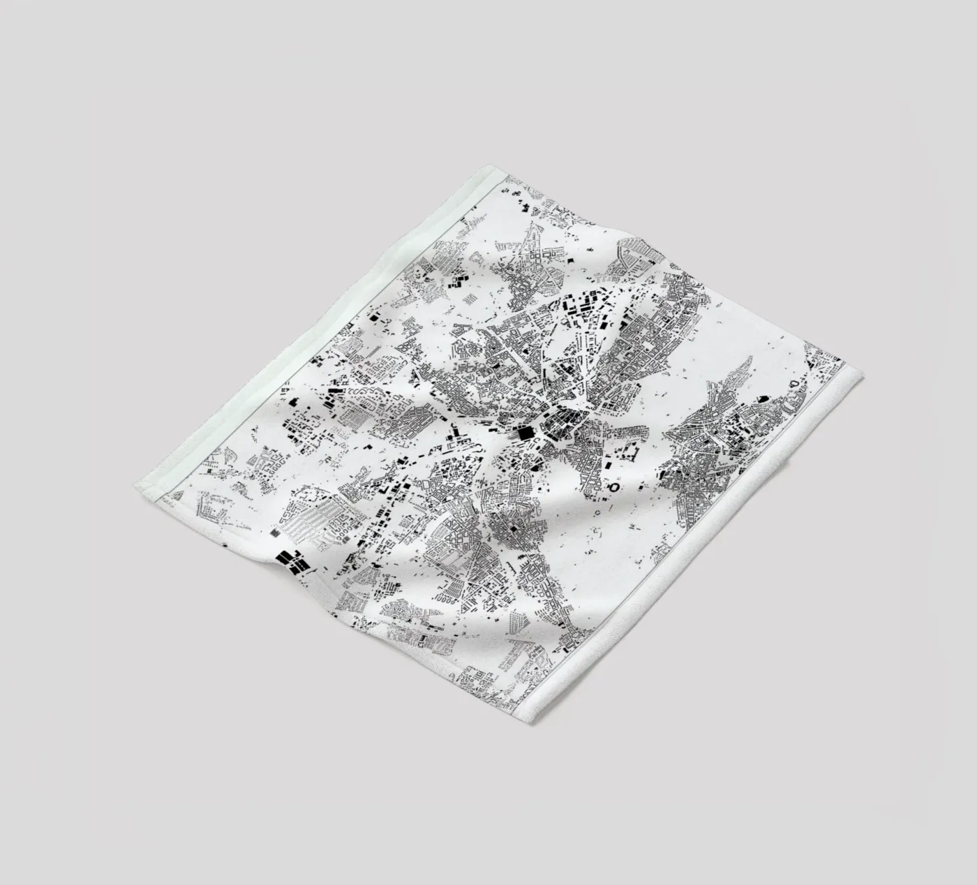 Leipzig fleece blanket by The Cartography Collection
