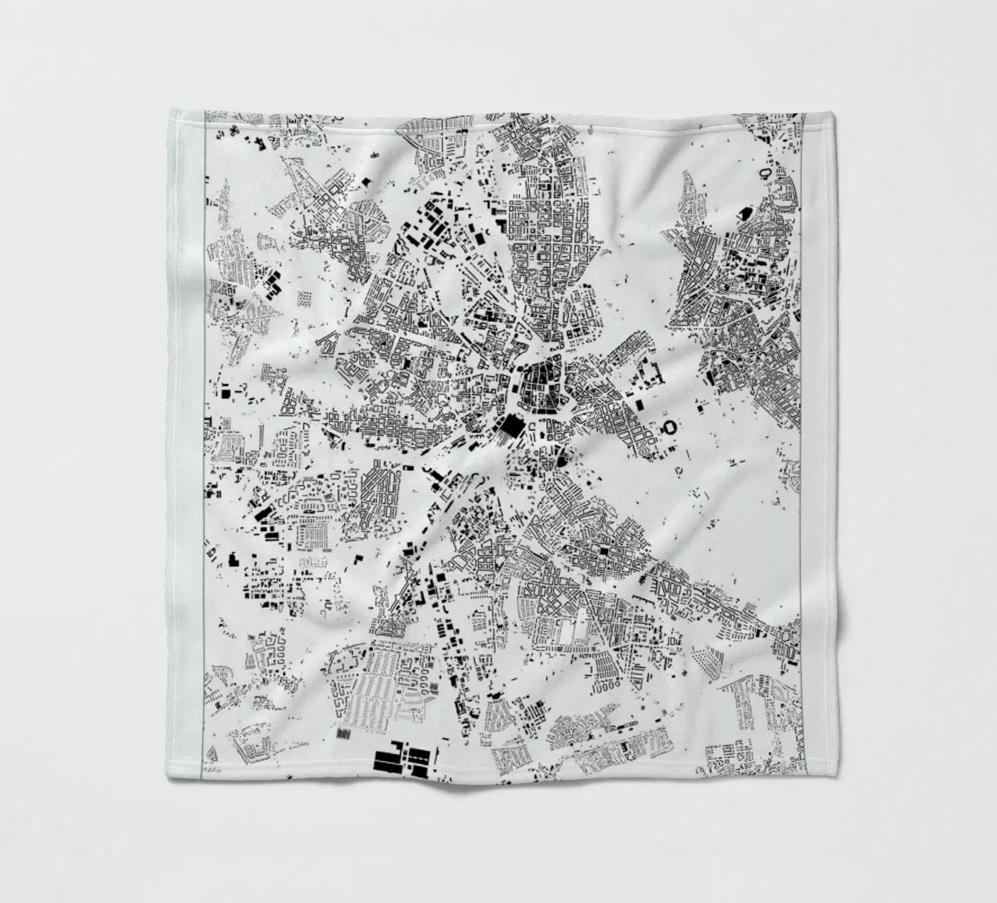 Leipzig coperta in pile da The Cartography Collection