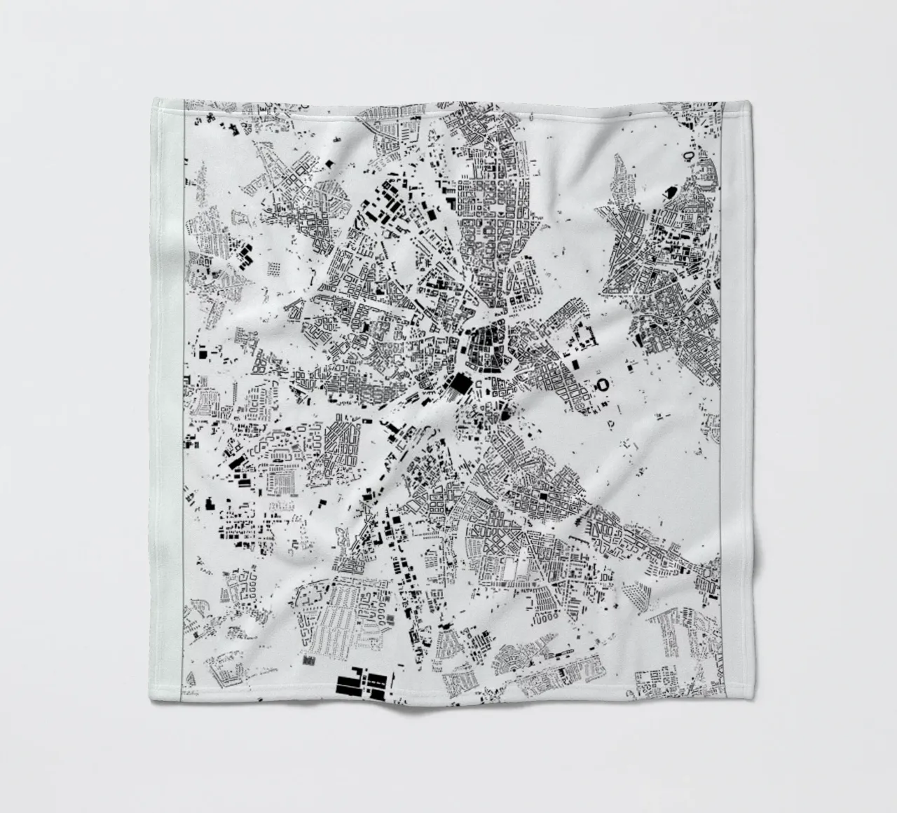 Leipzig fleecedeken van The Cartography Collection