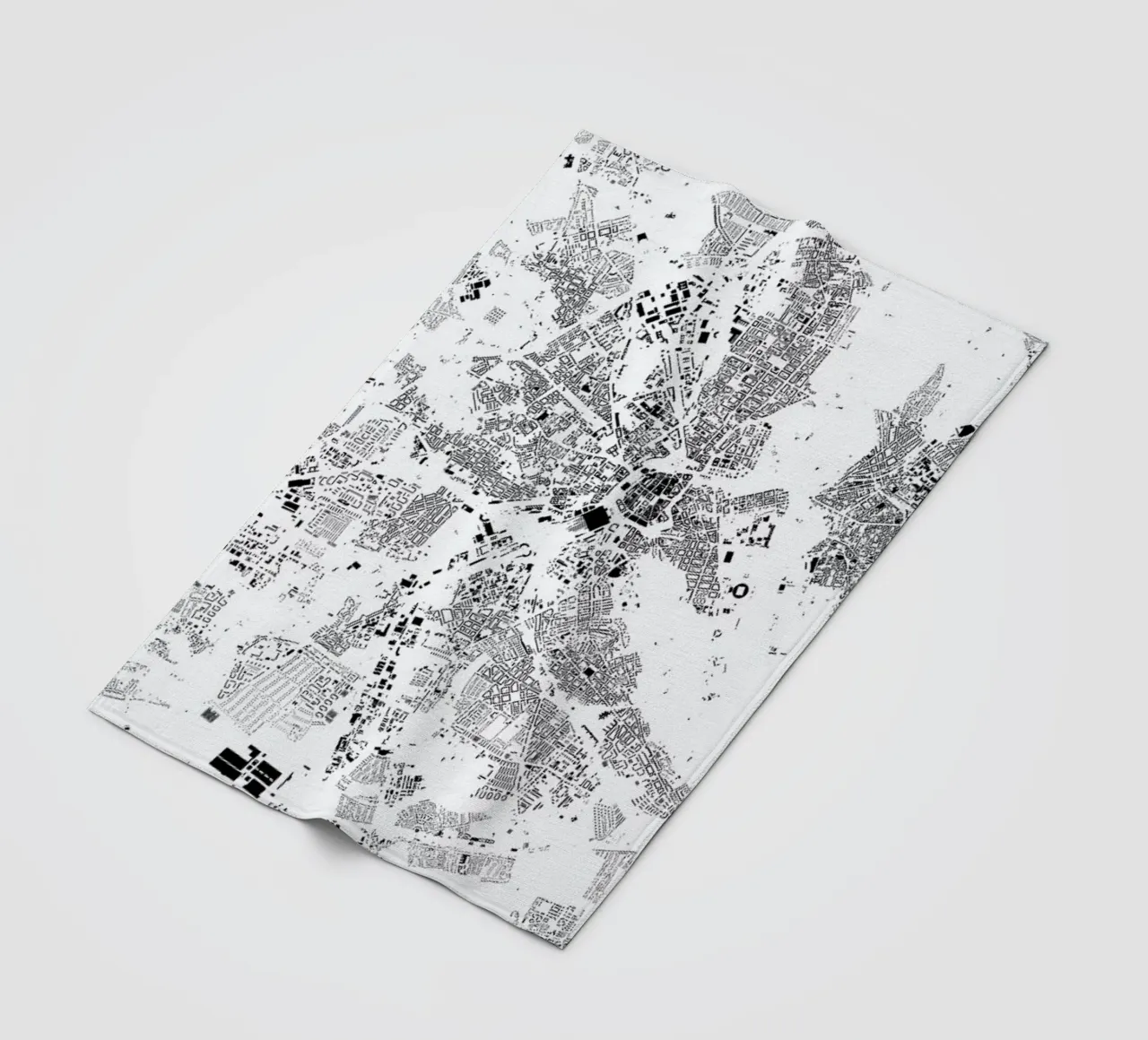 Leipzig fleecedeken van The Cartography Collection