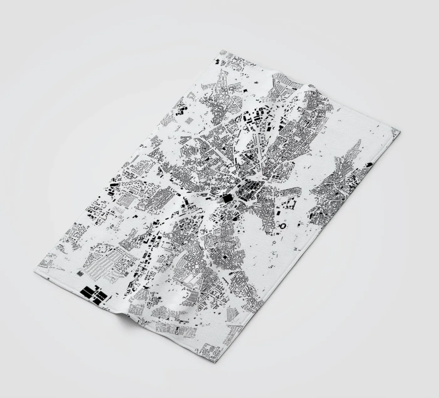 Leipzig coperta in pile da The Cartography Collection