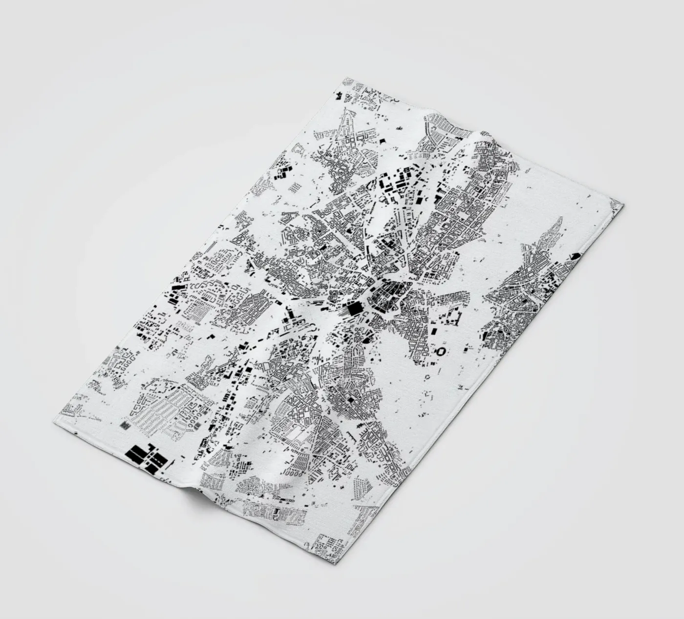 Leipzig fleece blanket by The Cartography Collection