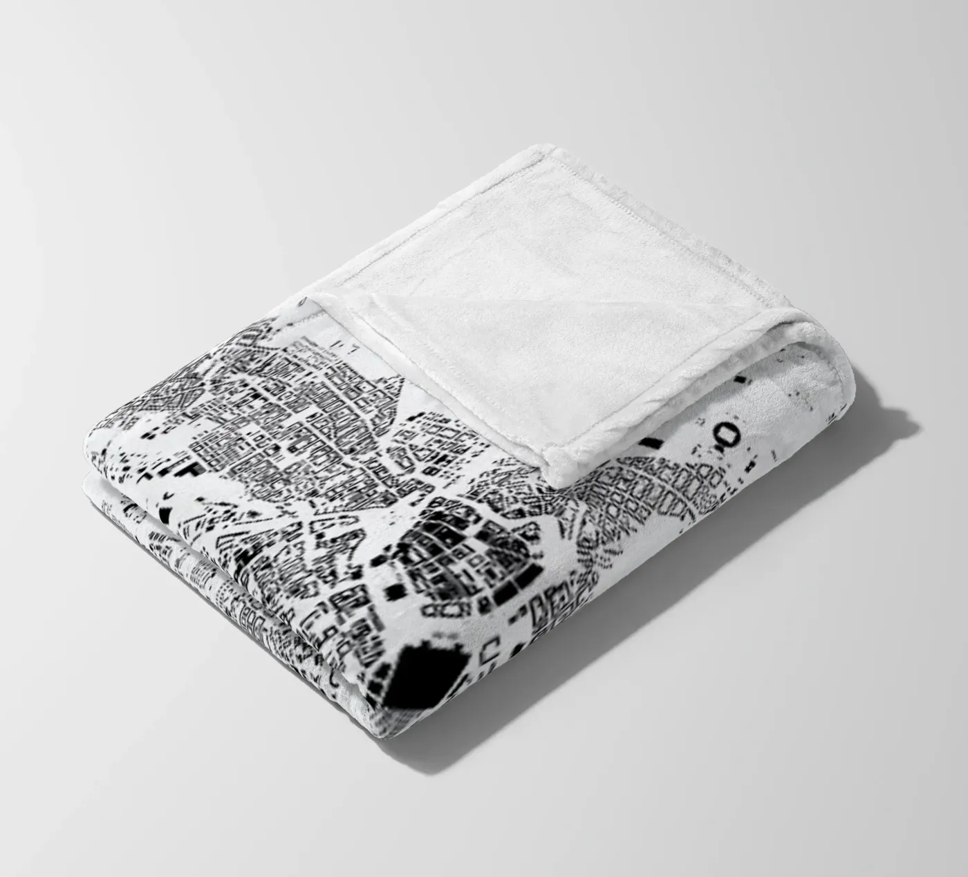 Leipzig coperta in pile da The Cartography Collection