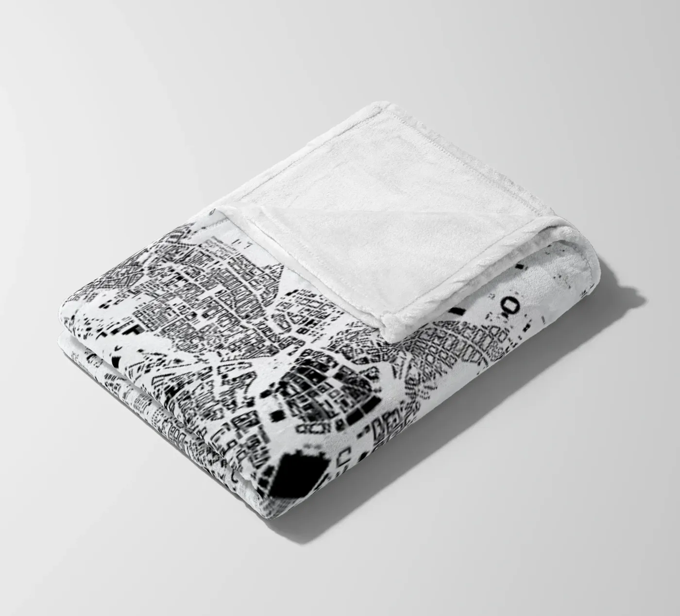 Leipzig fleece blanket by The Cartography Collection