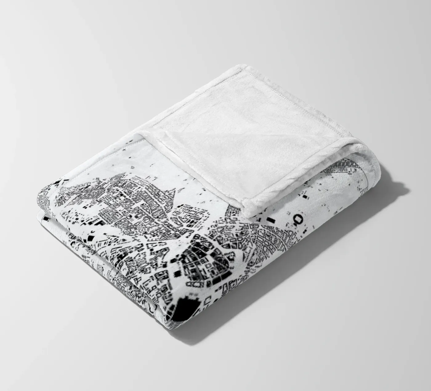 Leipzig coperta in pile da The Cartography Collection