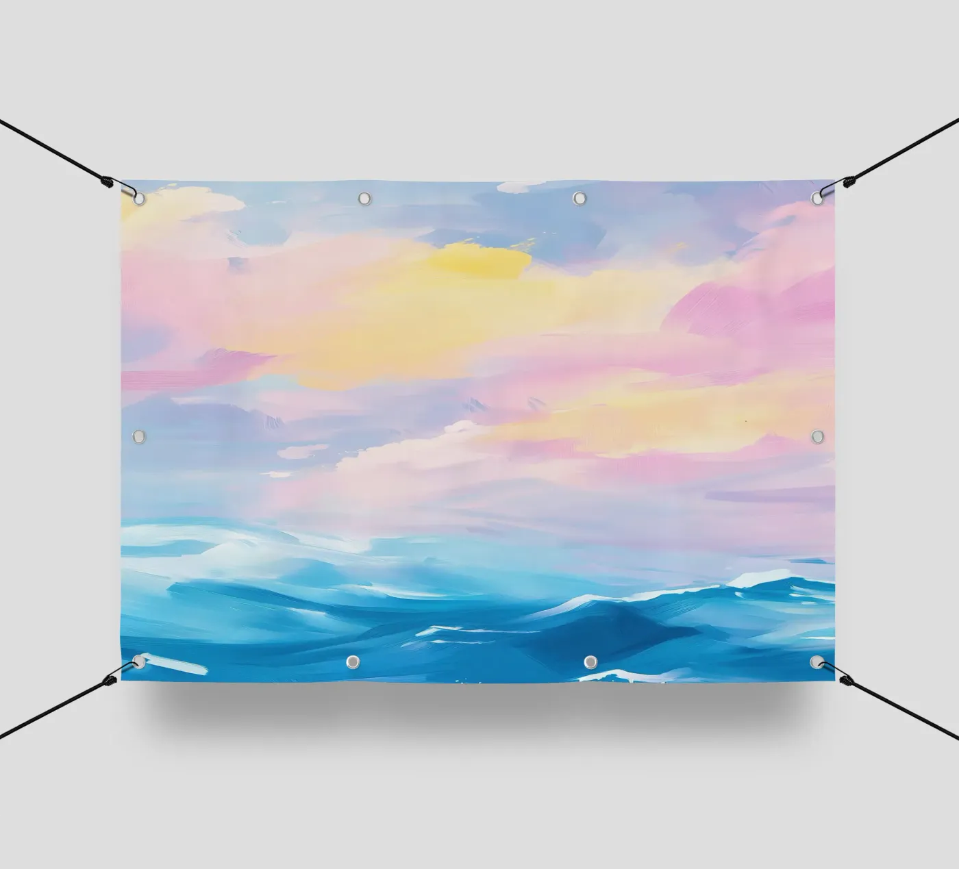 Pace celeste telo in pvc da Nikis Art Studio
