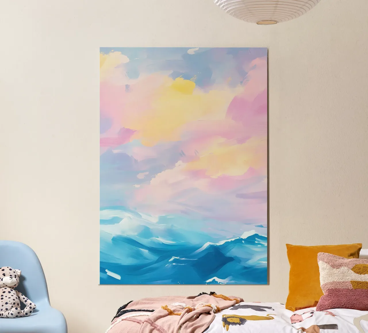 Pace celeste poster da Nikis Art Studio