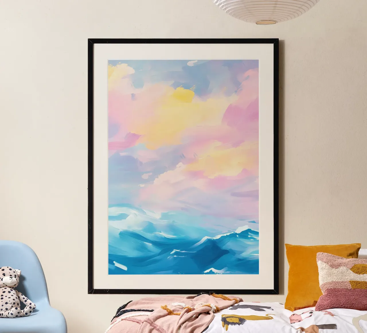 Pace celeste poster da Nikis Art Studio