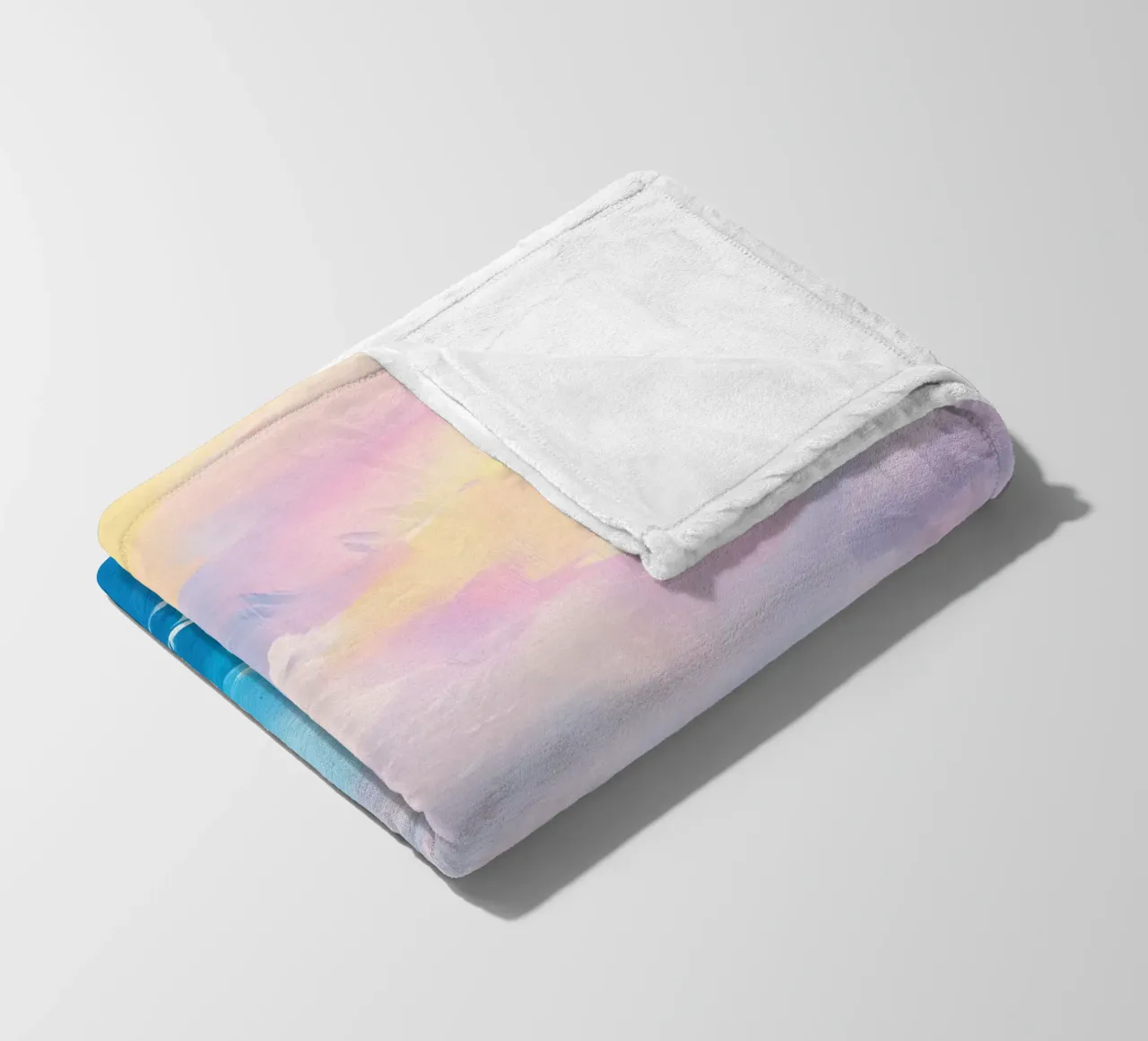 Pace celeste coperta in pile da Nikis Art Studio