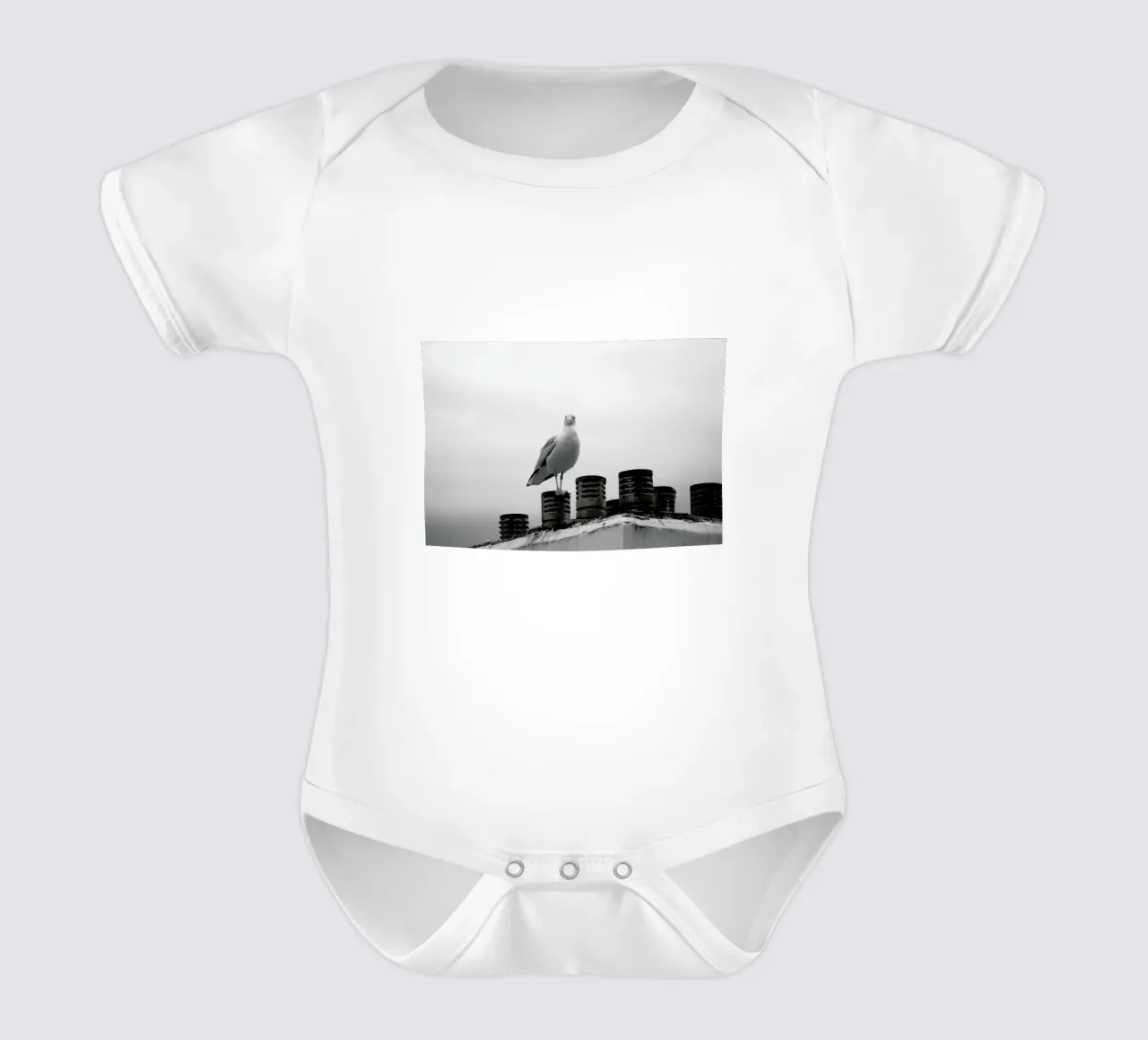 Who are you looking at Kurzarm Babybody von Nur Mut