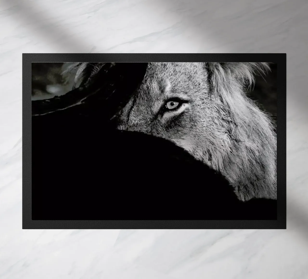 Staring Lion deurmat van Natural Kingdom