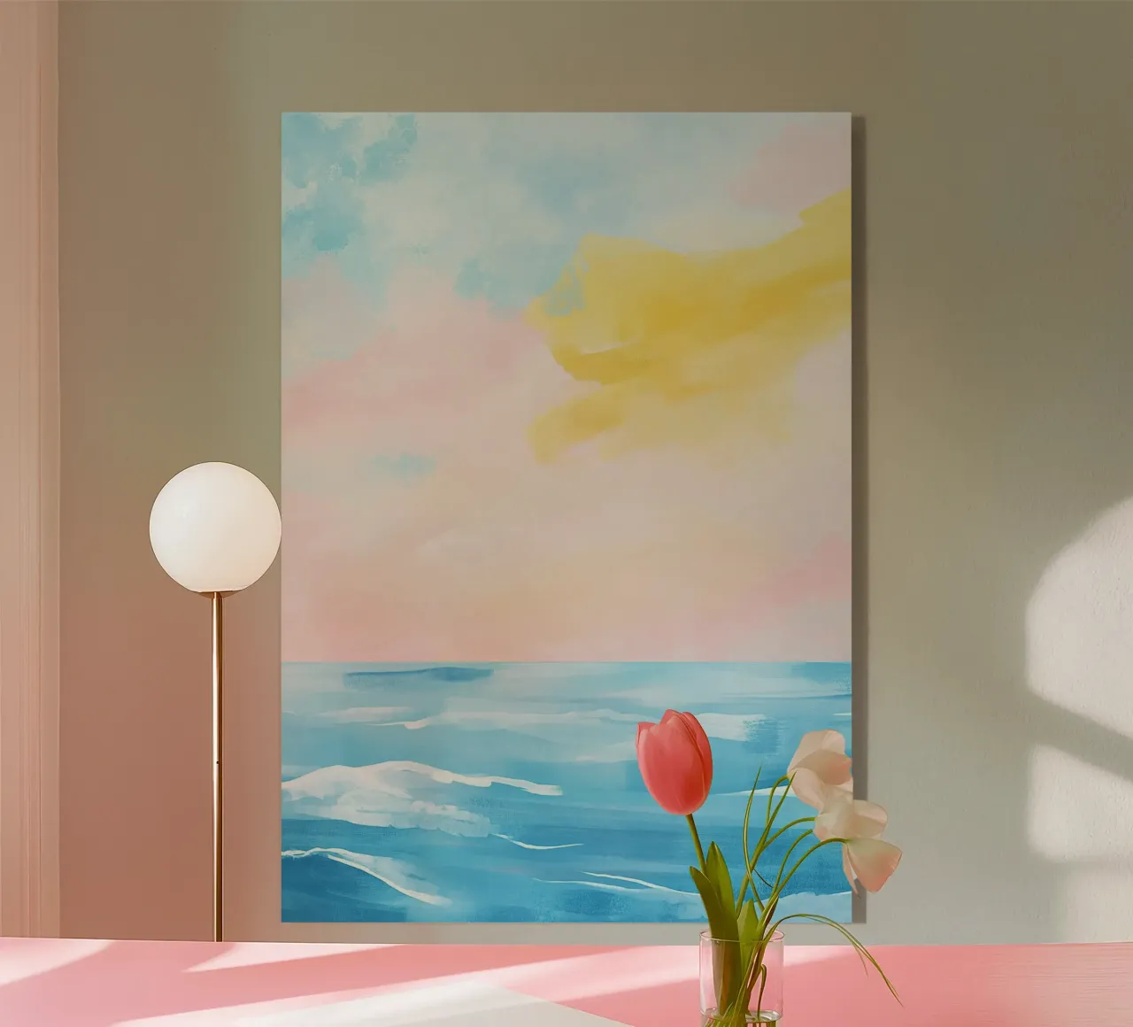 Pace ad acquerello plexiglass da Nikis Art Studio