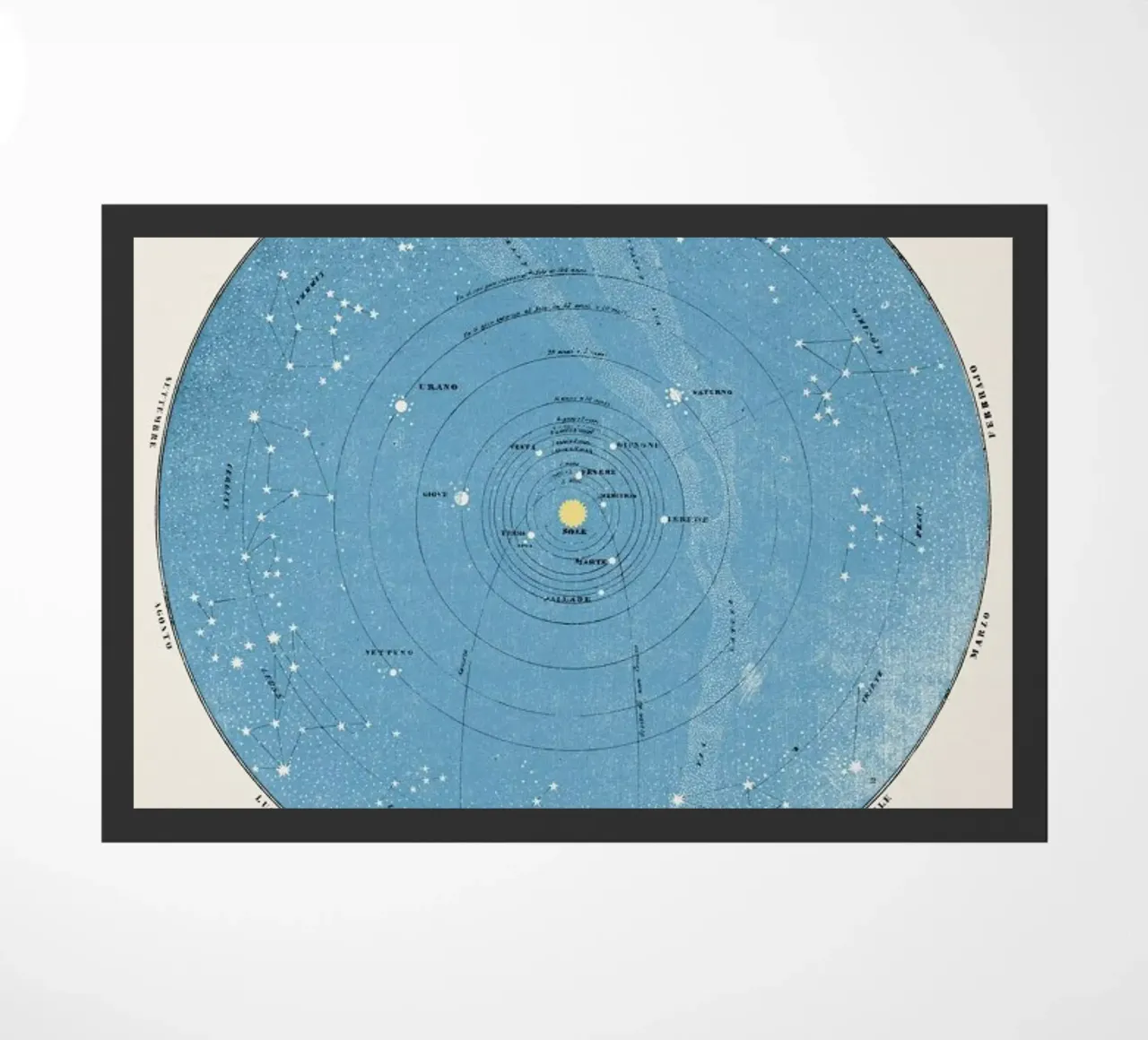 Sistema Solare zerbino da Astër
