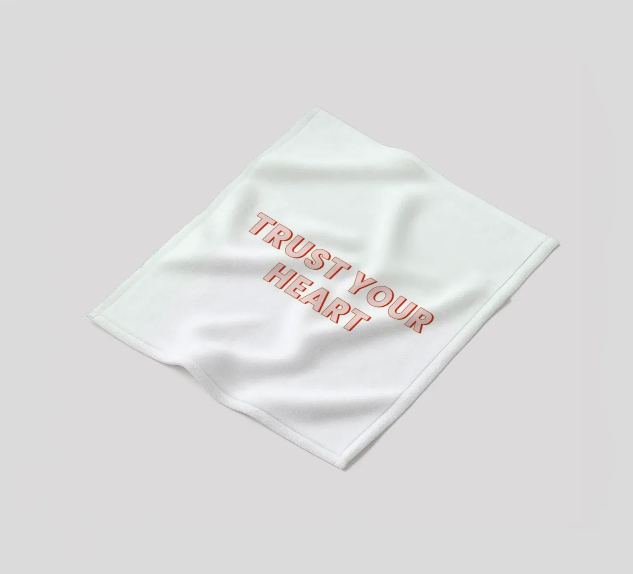Trust Your Heart coperta in pile da daylight design studio