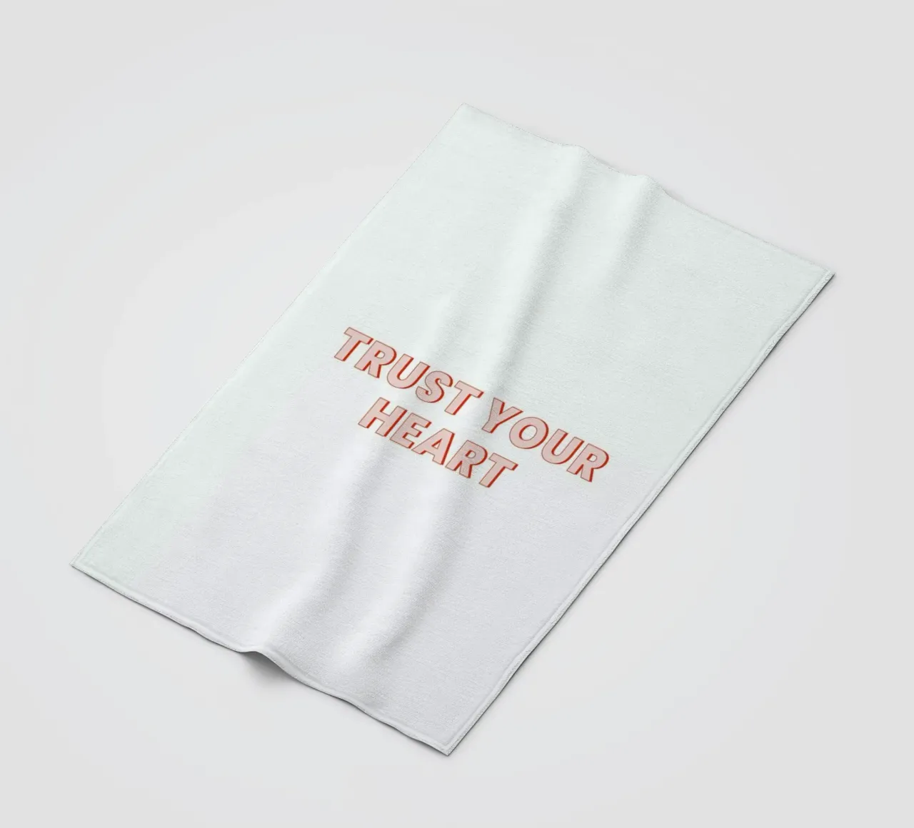 Trust Your Heart coperta in pile da daylight design studio