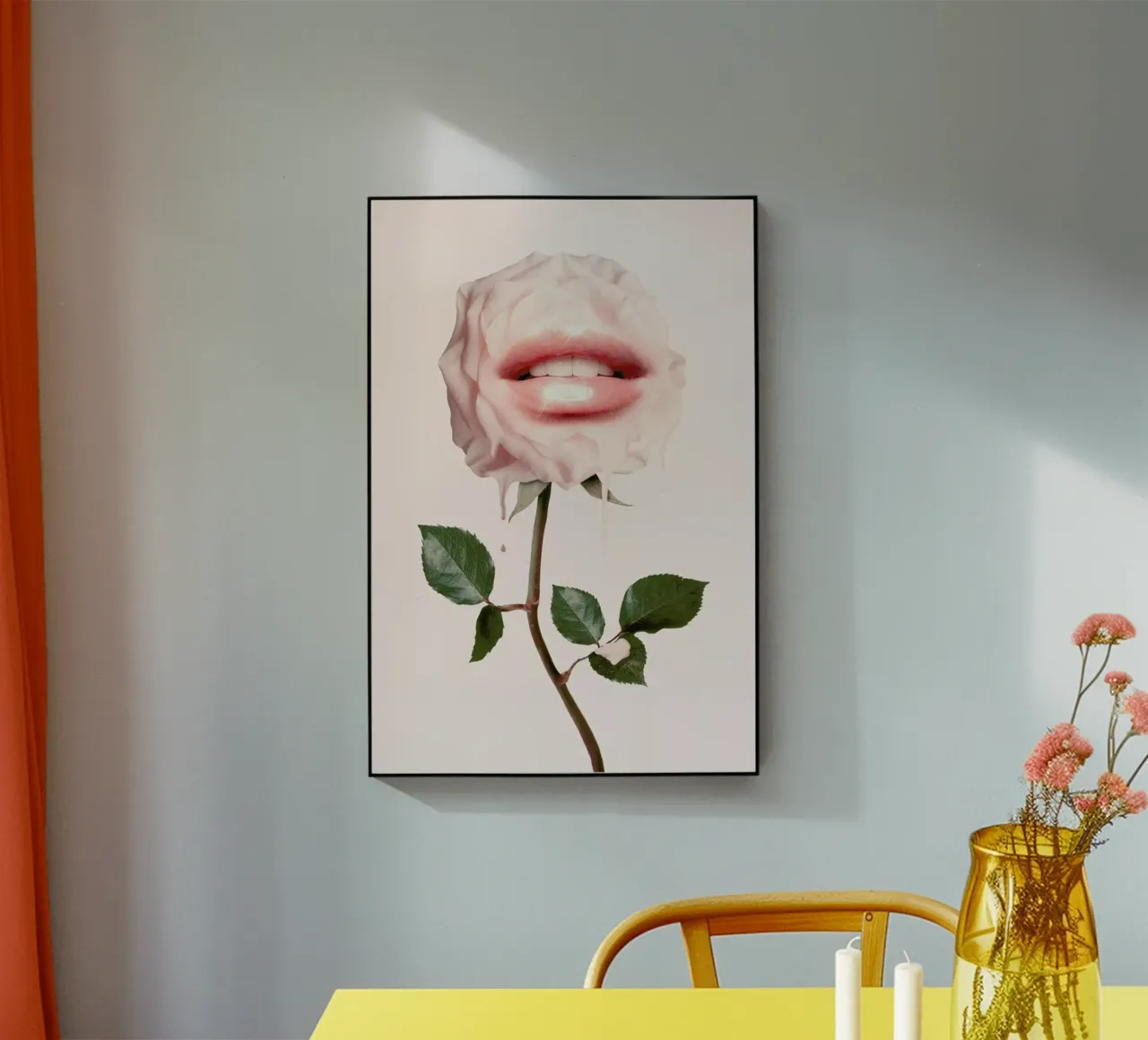 Glossy Rose plexiglass da Jonas Loose