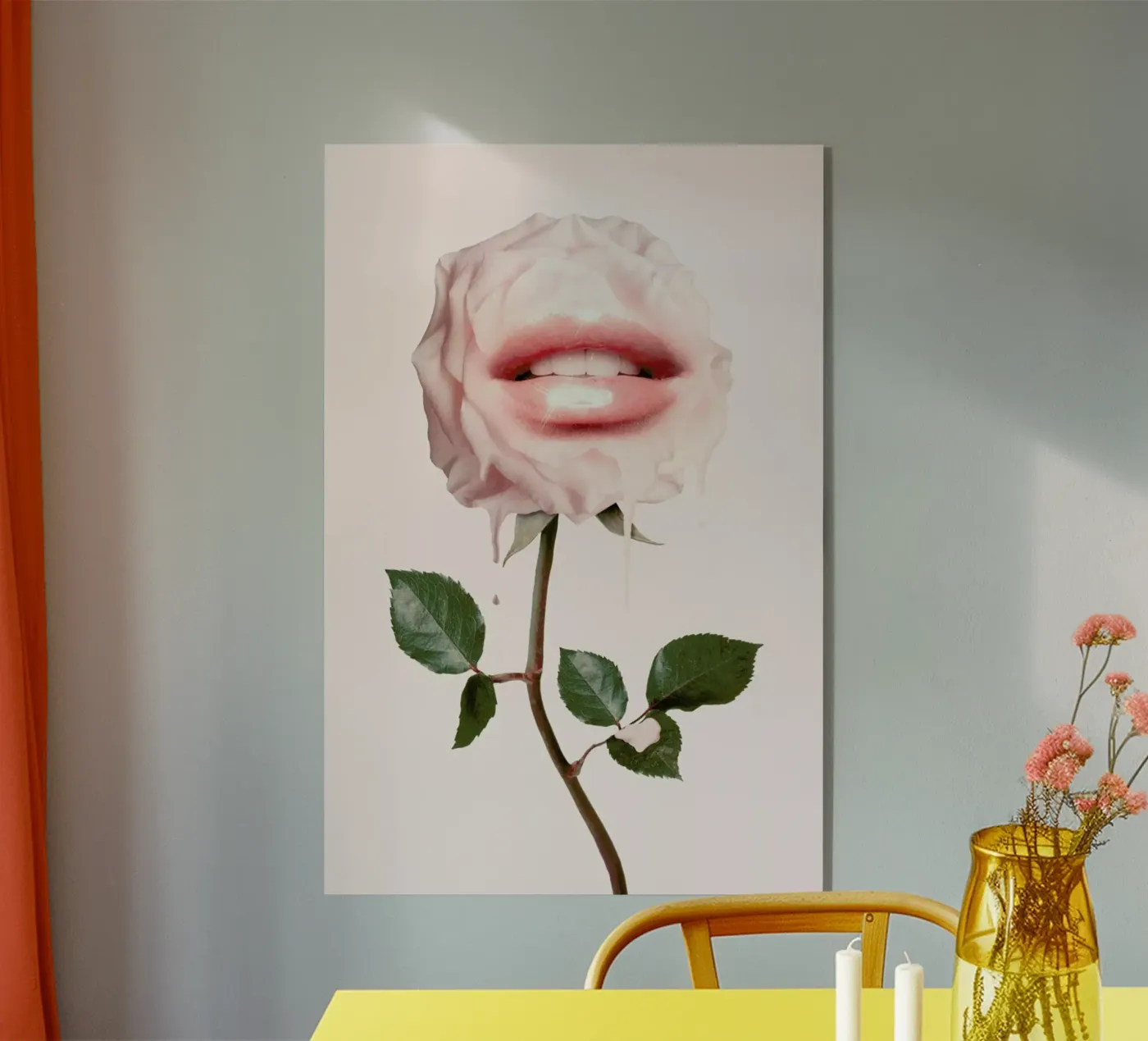 Glossy Rose acrylic glass by Jonas Loose