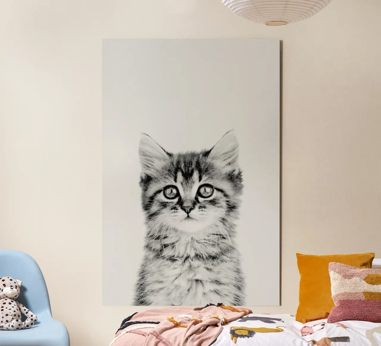 Kitten Classic aluminium-dibond van Paws & Claws