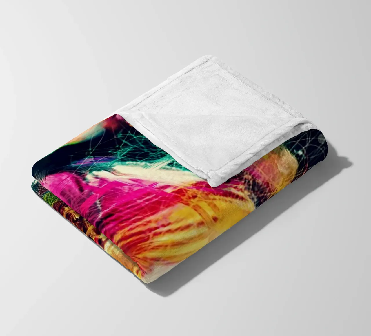 Michael Jackson, ritratto pop art colorato coperta in pile da Hantamrata
