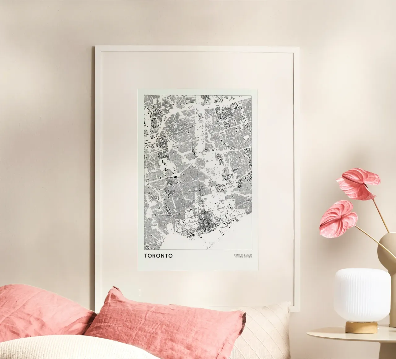 Toronto poster da The Cartography Collection