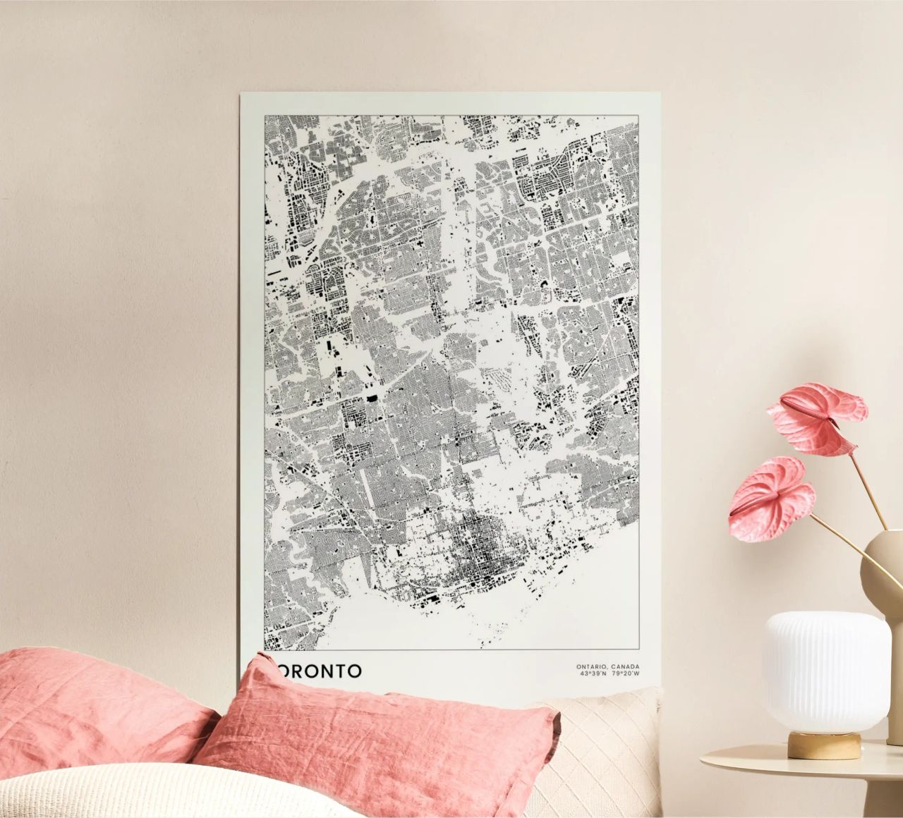 Toronto poster by The Cartography Collection