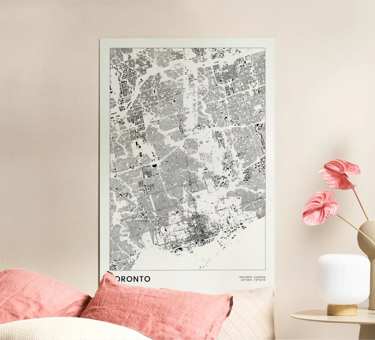 Toronto poster by The Cartography Collection